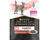 Pro Plan Veterinary Diets DM Diabetes Management влажный корм для кошек, при диабете, Говядина, 85 г