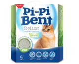 Pi-Pi Bent DeLuxe Fresh Grass наполнитель для кошачьего туалета комкующийся c ароматом Свежей Травы, 5кг