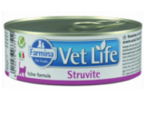 Farmina Vet Life Struvite влажный корм для кошек, профилактика и лечение МКБ, паштет, 85 г