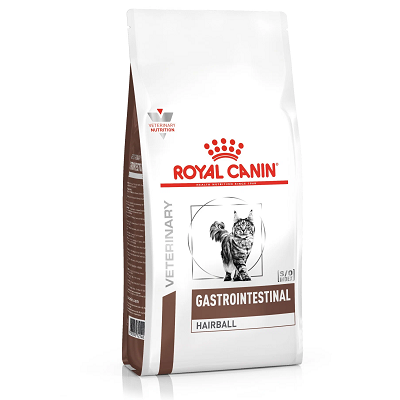 ROYAL CANIN VETERINARY Gastrointestinal Hairball сухой корм для кошек, профилактика и лечение ЖКТ, 400 г