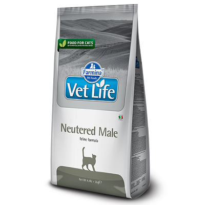 Farmina Vet Life Neutered Male сухой корм кастрированных котов, 2 кг